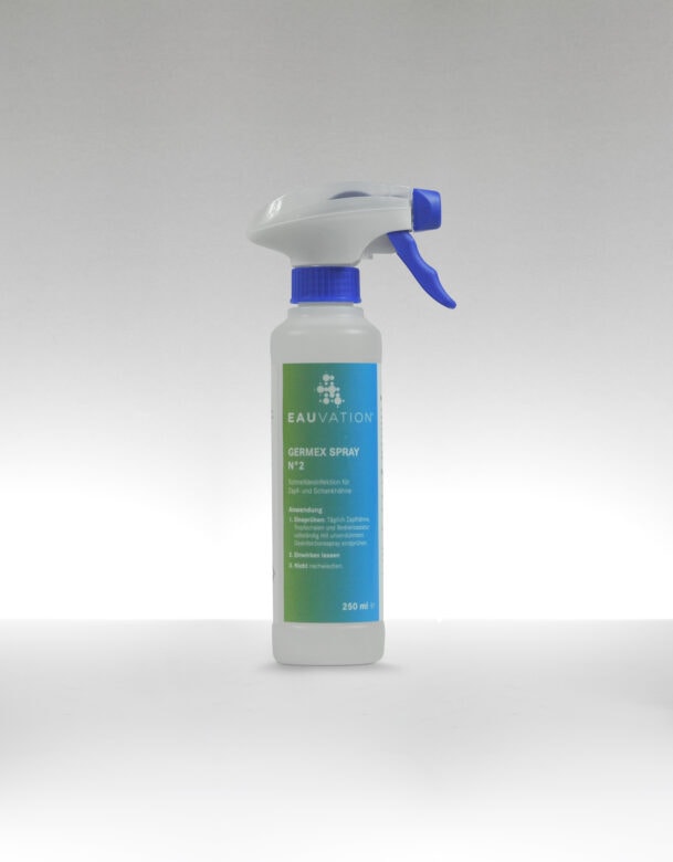 Frontansicht des Eauvation Hygienespray N°2